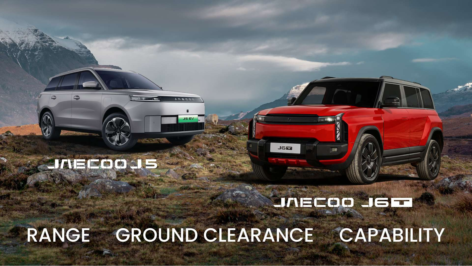 Jaecoo J5 & J6T Specifications: Range, Ground Clearance & Capability